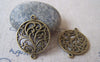 Accessories - 10 Pcs Of Antique Bronze Filigree Life Tree Connectors Charms 24x31mm A4319