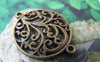 Accessories - 10 Pcs Of Antique Bronze Filigree Life Tree Connectors Charms 24x31mm A4319