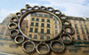 Accessories - 10 Pcs Of Antique Bronze Filigree Round Chandelier Earring Pendants Charms 44x45mm A2844