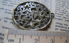 Accessories - 10 Pcs Of Antique Bronze Filigree Star Ring Charms 32mm A407