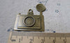Accessories - 10 Pcs Of Antique Bronze Flat Camera Charms 34x36mm A6103