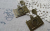 Accessories - 10 Pcs Of Antique Bronze Flat Camera Charms 34x36mm A6103