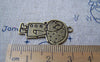 Accessories - 10 Pcs Of Antique Bronze Flat Red Cap Girl Charms 18x28mm A1659