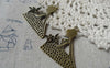 Accessories - 10 Pcs Of Antique Bronze Flower Bride Lady Pendant Charms 40x40mm A6511