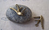 Accessories - 10 Pcs Of Antique Bronze Flying Bird Charms Pendants Loop On Tail 17x20mm A5379