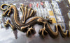 Accessories - 10 Pcs Of Antique Bronze Flying Dragon Charms Pendants 20x45mm A600