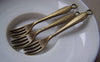 Accessories - 10 Pcs Of Antique Bronze Forks Pendants Charms 8x54mm A3725