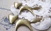 Accessories - 10 Pcs Of Antique Bronze Fox Charms Pendants 26x45mm A2897