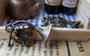 Accessories - 10 Pcs Of Antique Bronze French Horn Charms 14x21mm A1701