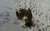 Accessories - 10 Pcs Of Antique Bronze French Horn Clock Charms Pendants 18x22mm A5575