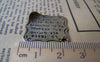 Accessories - 10 Pcs Of Antique Bronze French Letter Script Charms 24mm A3022
