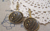 Accessories - 10 Pcs Of Antique Bronze Fried Eggs And Bacon In Pan Pendants Charms 23x40mm A5177