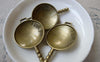 Accessories - 10 Pcs Of Antique Bronze Frying Pan Pendants Charms 30x48mm A7304