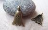 Accessories - 10 Pcs Of Antique Bronze Ghost Charms 9x15mm A708