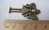 Accessories - 10 Pcs Of Antique Bronze Girl Fairy Charms Pendants 24x35mm A3444