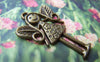 Accessories - 10 Pcs Of Antique Bronze Girl Fairy Charms Pendants 24x35mm A3444