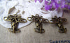 Accessories - 10 Pcs Of Antique Bronze Glide Plane Charms 18x18mm A3345