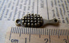 Accessories - 10 Pcs Of Antique Bronze Hair Brush Comb Charms 10.5x26mm A1392