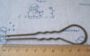 Accessories - 10 Pcs Of Antique Bronze Hairpin Hair Clips 30x105mm A4165