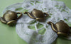 Accessories - 10 Pcs Of Antique Bronze Half Teapot Pendant Charms 20x22mm A3271