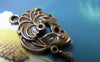 Accessories - 10 Pcs Of Antique Bronze Halloween Lady Mask Charms 19x29mm A732