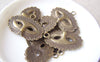 Accessories - 10 Pcs Of Antique Bronze Halloween Lady Mask Charms 23x32mm A4576