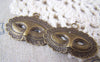 Accessories - 10 Pcs Of Antique Bronze Halloween Lady Mask Charms 23x32mm A4576