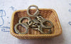 Accessories - 10 Pcs Of Antique Bronze Handcuff Charms 11x30mm A1602