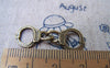 Accessories - 10 Pcs Of Antique Bronze Handcuff Charms 11x30mm A1602