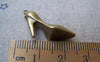 Accessories - 10 Pcs Of Antique Bronze Hige Heel Shoes Charms Pendants 17x23mm A3282