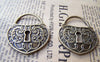 Keys & Locks - 10 pcs Antique Bronze Bear Face Lock Pendants Charms 35x41mm A3333