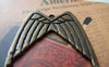 Accessories - 10 Pcs Of Antique Bronze Huge Bird Wing Charms Pendants 30x31mm A2676