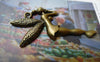 Accessories - 10 Pcs Of Antique Bronze Huge Fairy Pendants Charms 28x40mm A5573