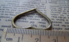 Accessories - 10 Pcs Of Antique Bronze Huge Heart Frame Charms 22x28mm A1502
