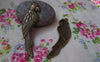 Accessories - 10 Pcs Of Antique Bronze Huge Parrot Pendant Charms 15x55mm A243