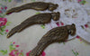 Accessories - 10 Pcs Of Antique Bronze Huge Parrot Pendant Charms 15x55mm A243