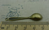 Accessories - 10 Pcs Of Antique Bronze Huge Spoon Charms Pendants 11x54mm A1442