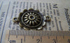 Accessories - 10 Pcs Of Antique Bronze Huge Sunflower Flower Connectors Charms 20.5mm A1948