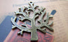 Accessories - 10 Pcs Of Antique Bronze Huge Tree Charms 26x28mm A451