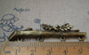 Accessories - 10 Pcs Of Antique Bronze Huge Tree Trunk Charms Pendants With Four Loops 16x56mm A2214
