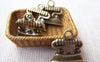 Accessories - 10 Pcs Of Antique Bronze IRON Charms 16x17mm A1635