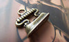 Accessories - 10 Pcs Of Antique Bronze IRON Charms 16x17mm A1635