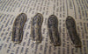 Accessories - 10 Pcs Of Antique Bronze Irregular Lady Charms 8x30mm A1386