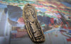 Accessories - 10 Pcs Of Antique Bronze Irregular Lady Charms 8x30mm A1386