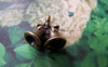 Accessories - 10 Pcs Of Antique Bronze Jingle Bell Christmas Charms 15x15mm A1456
