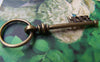 Accessories - 10 Pcs Of Antique Bronze Key Charms Pendants Huge Size 16x51mm A200
