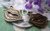Accessories - 10 Pcs Of Antique Bronze Kiss Lips Mouth Charms 20x24mm A711