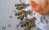 Accessories - 10 Pcs Of Antique Bronze Kissing Children Charms 16x27mm A4346