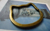 Accessories - 10 Pcs Of Antique Bronze Kitten Cat Keyring Charms 35x40mm A5592