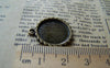 Base Setting - 10 pcs Antique Bronze Base Settings Pendant Match 16mm Cabochon A3151